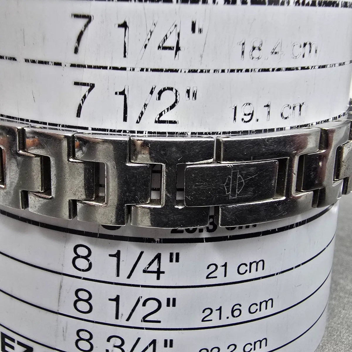 Bulova Harley Davidson Watch Women 20mm White Dial Silver Rectangle New Battery10