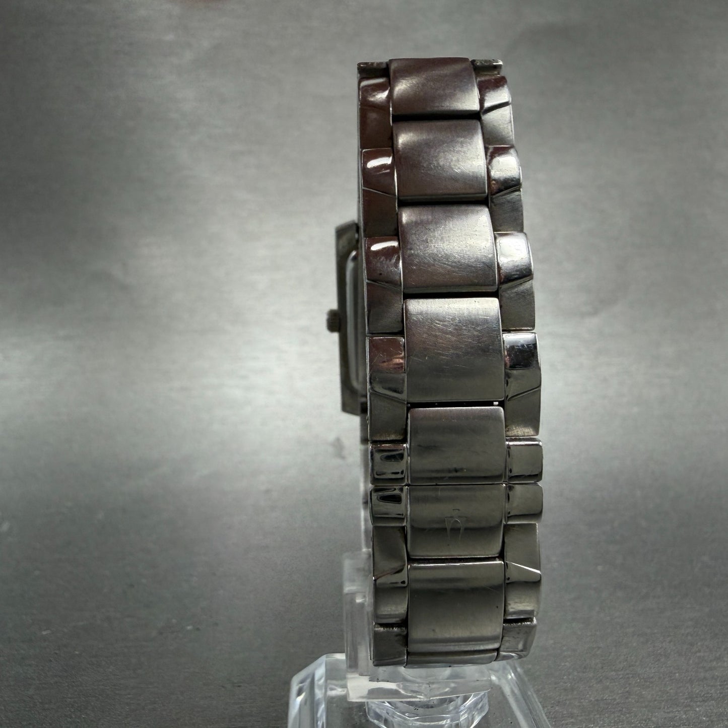 Bulova Tank Watch Women 22mm White Dial Silver Tone Rectangle 96L95 New Battery7