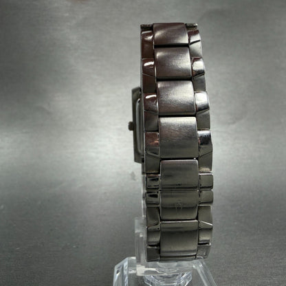 Bulova Tank Watch Women 22mm White Dial Silver Tone Rectangle 96L95 New Battery7