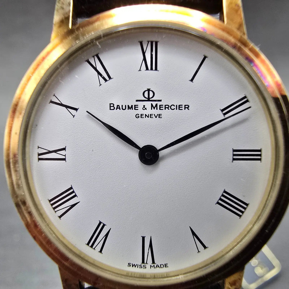 Baume & Mercier Classima Watch Women  24mm White Dial 14K Gold Round New Battery2