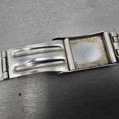 Citizen Bracelet 18mm Stainless Steel Two Tone Tri Folding Clasp VTG READ!!!!!!!12