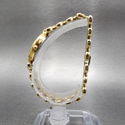 Seiko Lucent Watch Women 19mm Cream Dial Gold Tone 4n215160 New Battery6