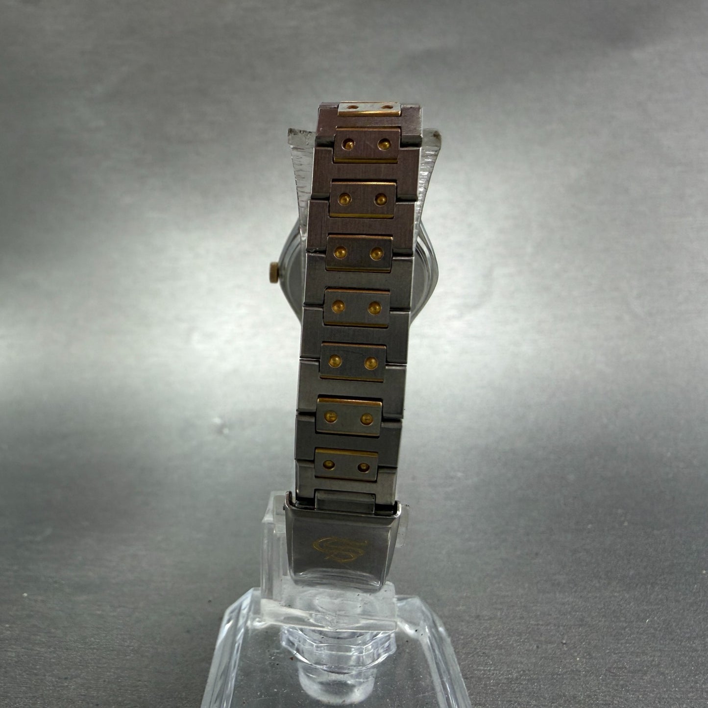 Seiko Watch Women 23mm White Dial Two Tone Round 1221-0040 New Battery Vintage7