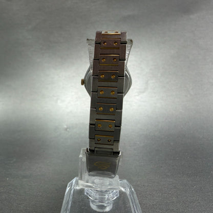Seiko Watch Women 23mm White Dial Two Tone Round 1221-0040 New Battery Vintage7