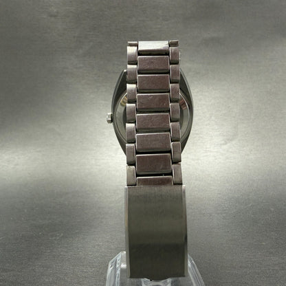 Seiko Lord Matic Watch Men 35mm Silver Dial Silver Tone Daydate 5606-7050 Runs7