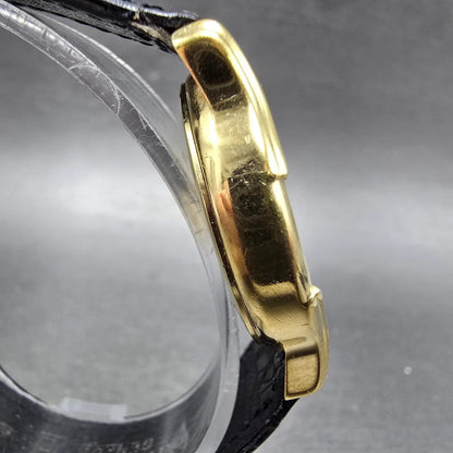 Raymond Weil Moon Phase Watch Men 30mm Champagne Dial Gold Plated Date 4100 Runs3