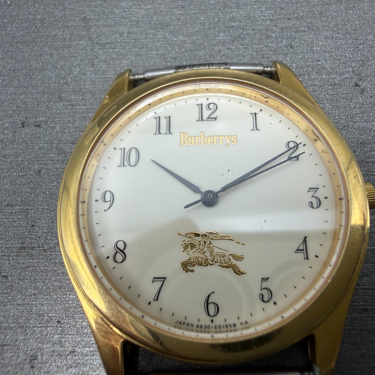 Burberry Watch Men 33mm Cream Dial Gold Tone Round 4631-E66076 PARTS2