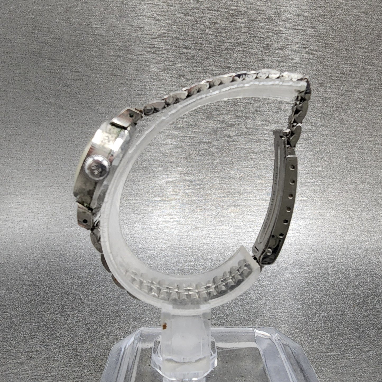 Seiko Manual Watch Women 18mm White Dial Silver Tone Round SP14 Runs6