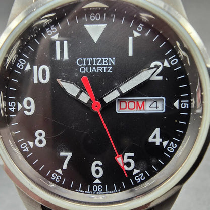 Citizen Watch Men 37mm Black Dial Stainless Steel Daydate 2500-S99388 PARTS2