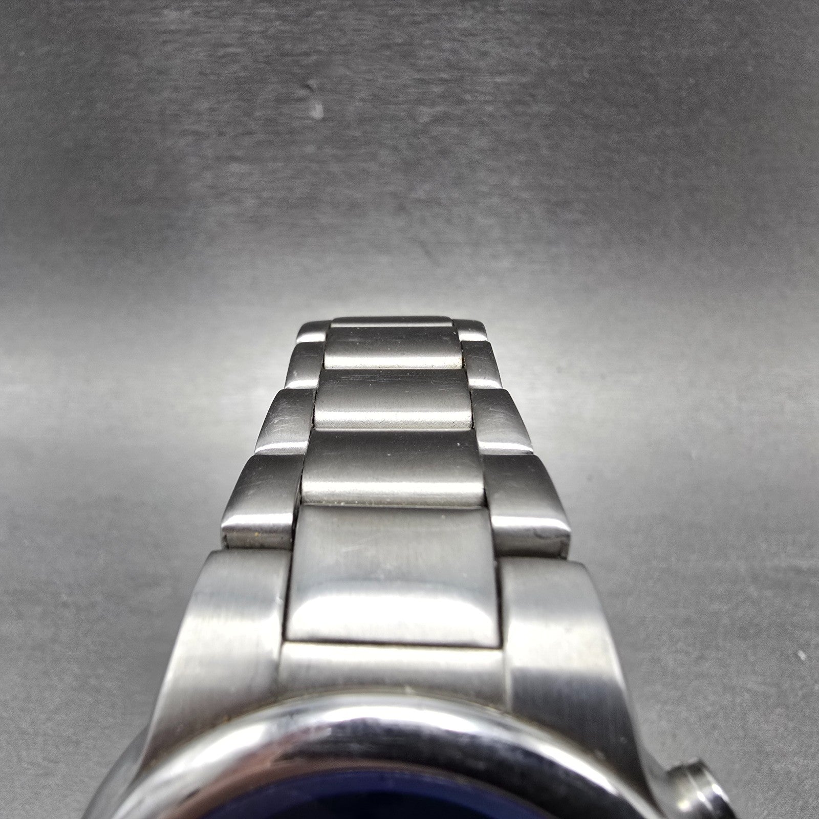 Fossil Big Tic Watch Men 41mm Blue Dial Silver Kanji Round JR-8084 New battery4