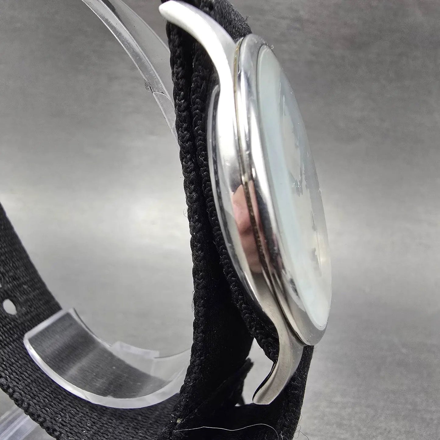 Fossil Watch Men 42mm Silver Dial Silver Tone Round FS4851 New Battery3
