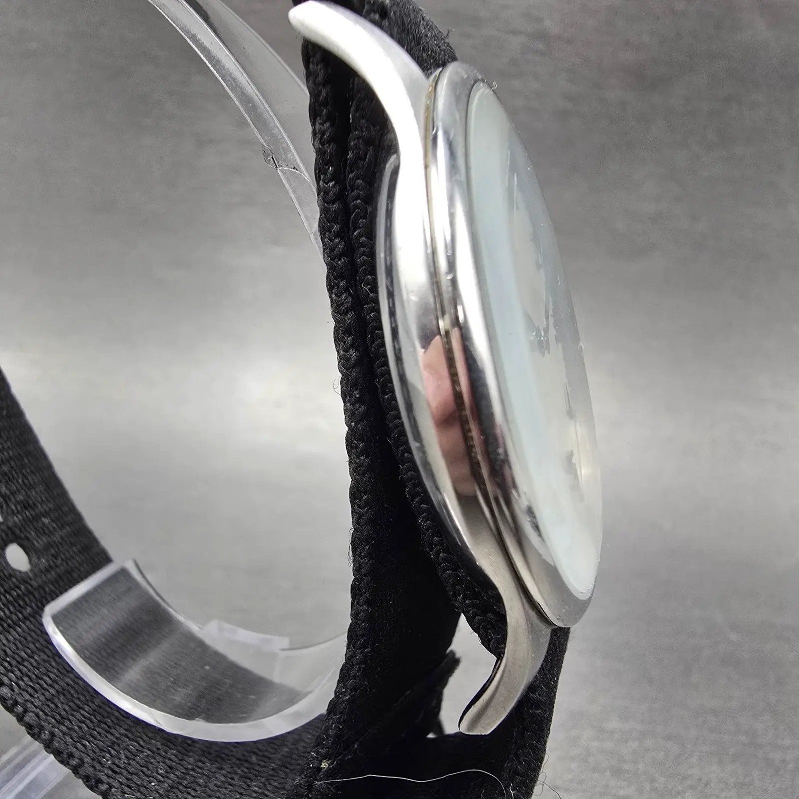 Fossil Watch Men 42mm Silver Dial Silver Tone Round FS4851 New Battery3