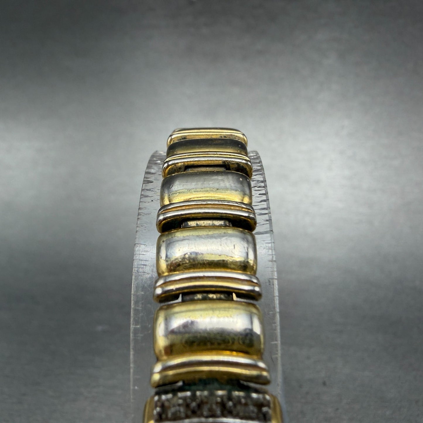 Seiko Tank Watch Women 13mm Black Dial Gold Tone Rectangle 2E20-6929 New Battery4