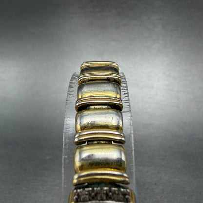 Seiko Tank Watch Women 13mm Black Dial Gold Tone Rectangle 2E20-6929 New Battery4