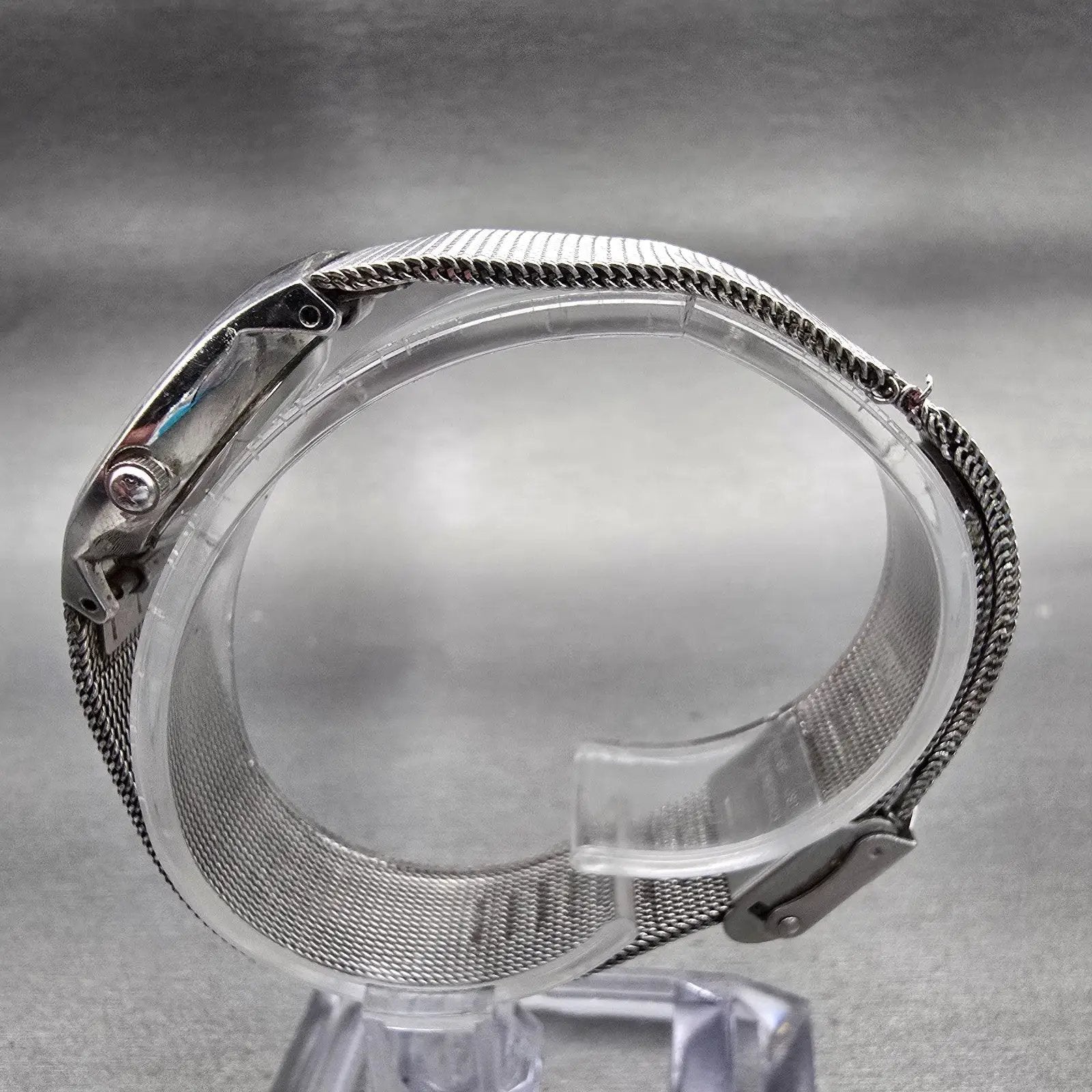 Skagen Denmark Watch Women 24mm MOP Dial Silver Tone Round 233XSSS New Battery6