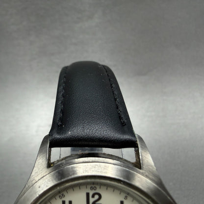 Timex Expedition Metal Field Watch Men 37mm White Dial Silver Tone Date New Batt4