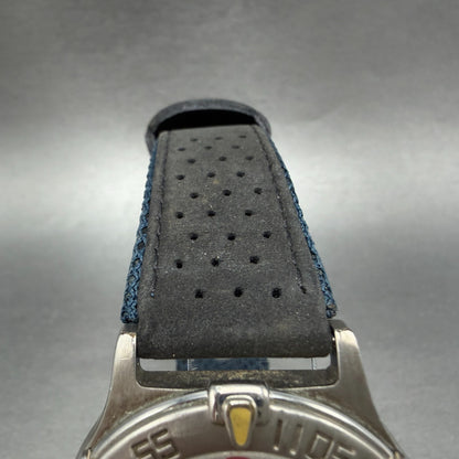 Wenger Dive Watch Men 40mm White Dial Silver Tone Daydate 096.0685 New Battery4