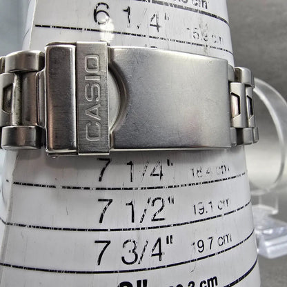 Casio Duro 200 Watch Men 43mm Gray Silver Analog Digital DRO-207 New Battery JDM10
