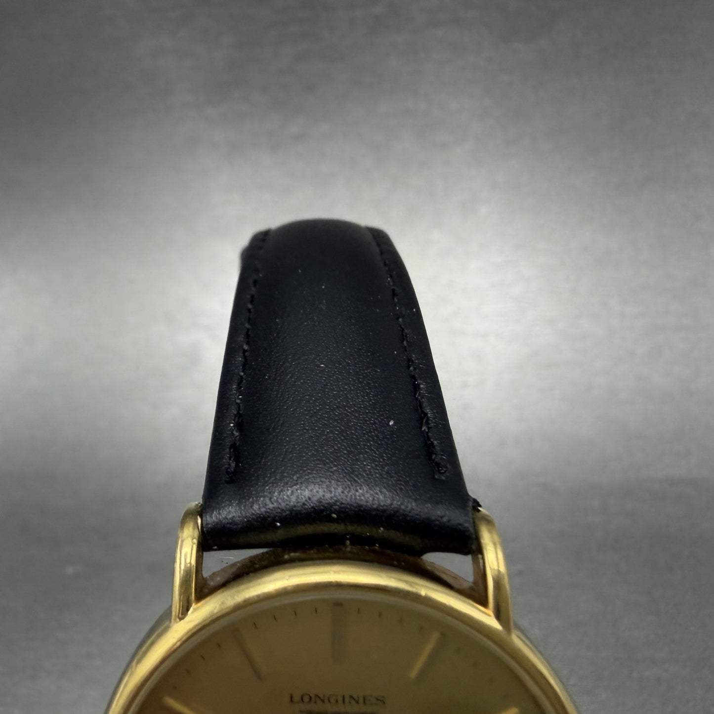 Longines Watch Men 33mm Gold Dial Gold Tone Daydate Round 114 7250 New Battery4