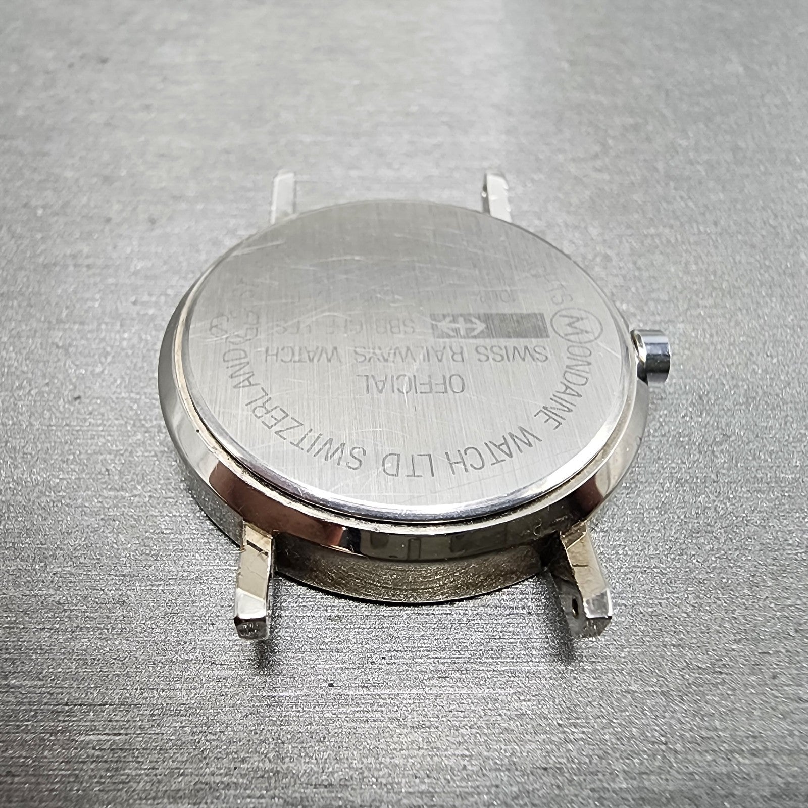 Mondaine Ecoquartz Watch Women 33mm White Dial Silver Tone Round PARTS11