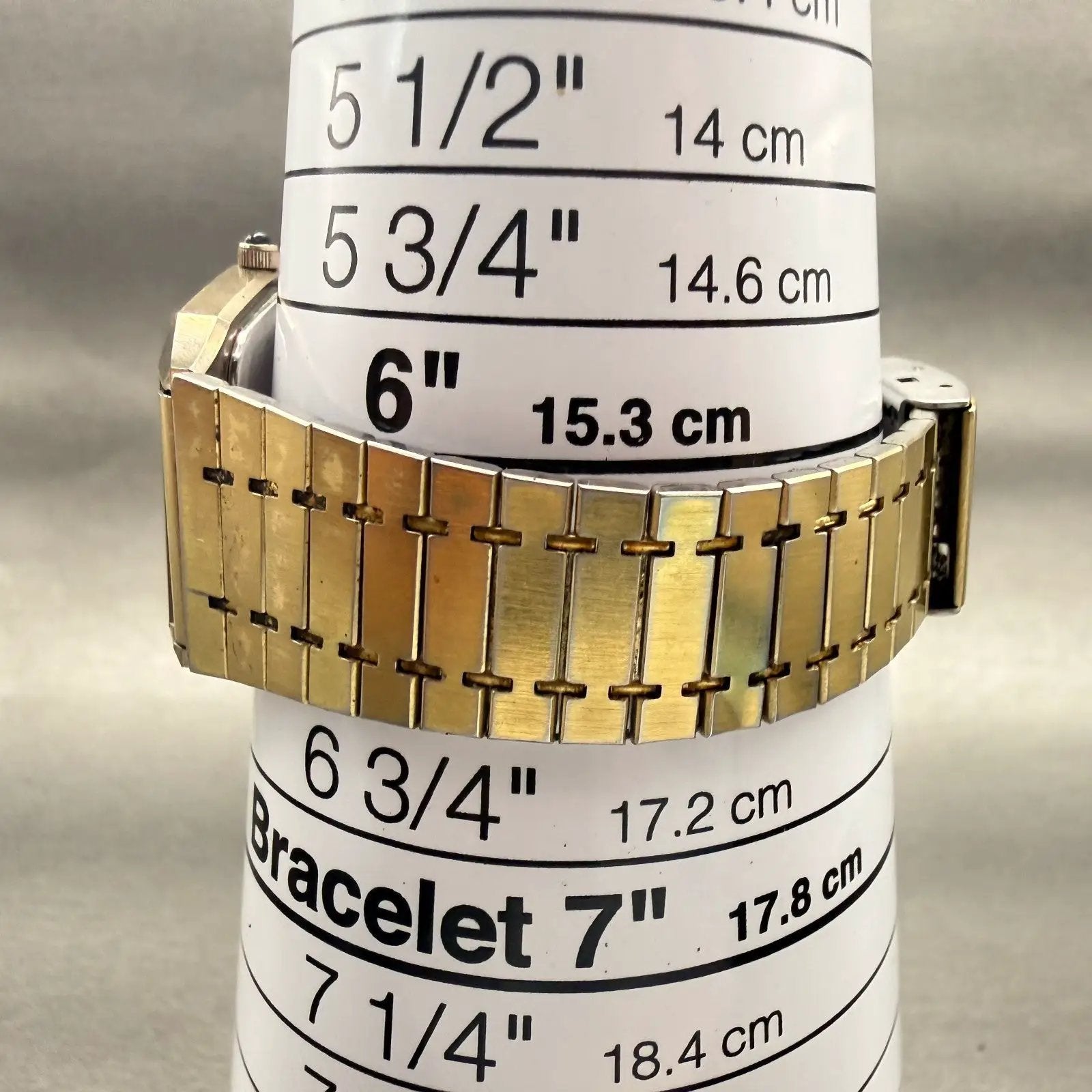 Seiko Dolce Watch Men 30mm Gold Dial Gold Tone Rectangle 6030-5480 New Battery9