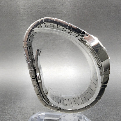 Concord Saratoga Watch Women 25mm White Dial Stainless Steel Date Round New Batt8