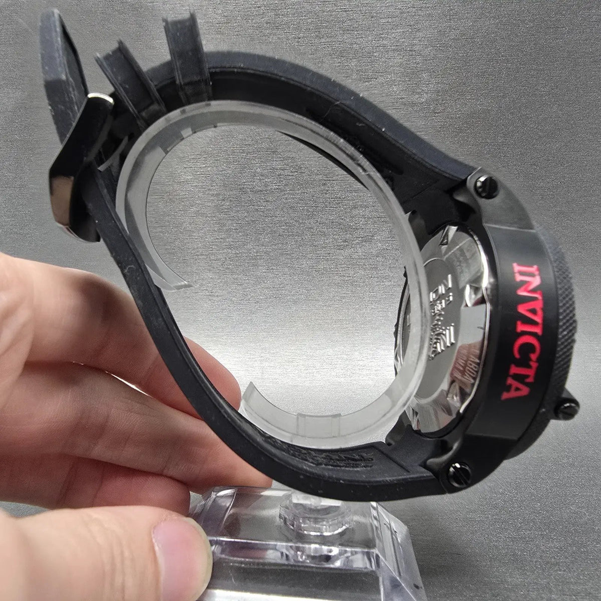 Invicta Subaqua Noma III Chronograph Big Date Watch Men 50mm Black Red New Batt8