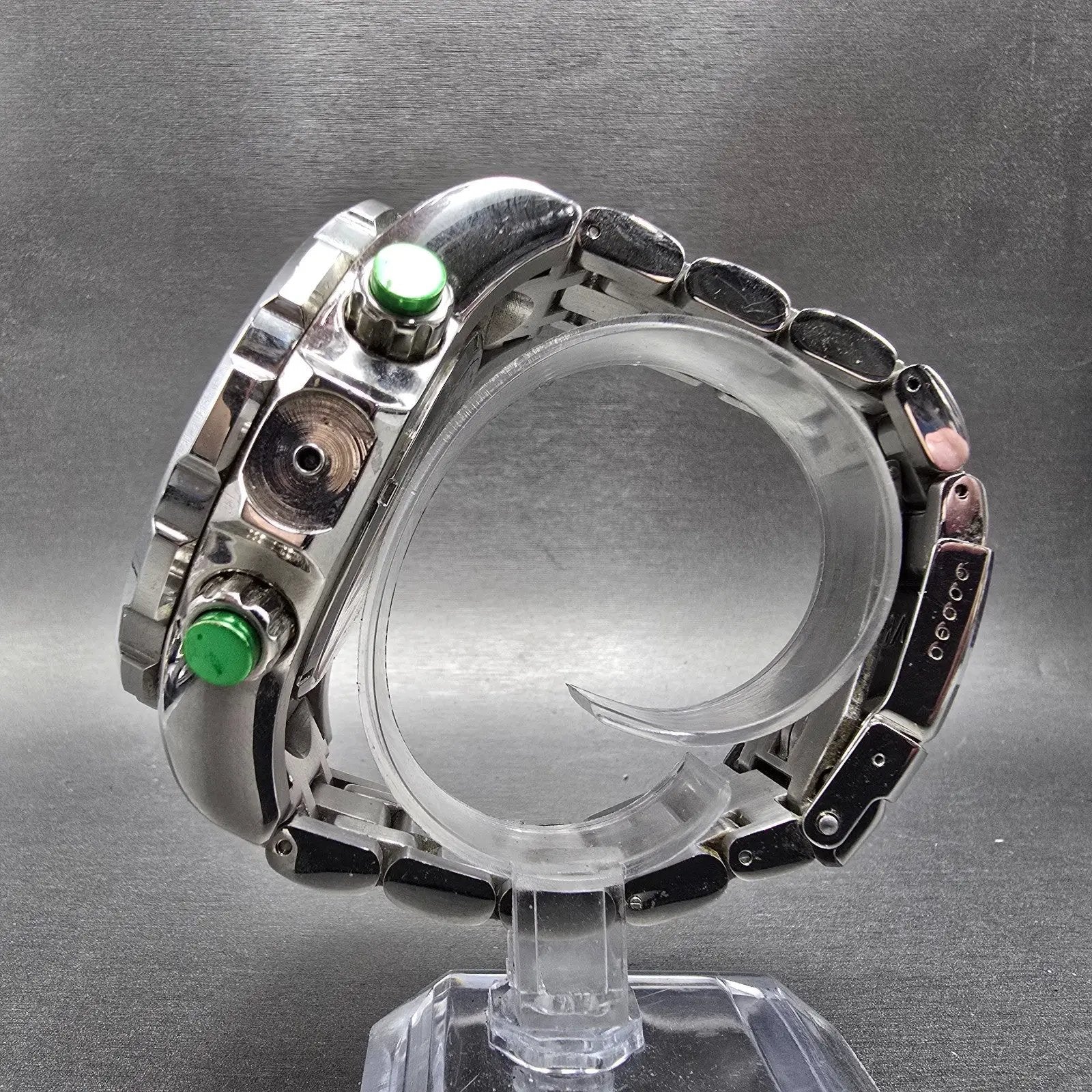 Invicta Coalition Forces Radar Chronograph Watch Men 59mm Green Dial Steel PARTS7