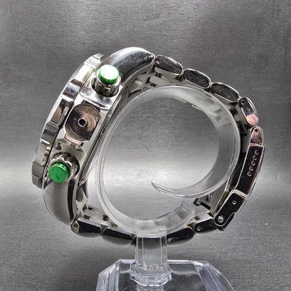 Invicta Coalition Forces Radar Chronograph Watch Men 59mm Green Dial Steel PARTS7