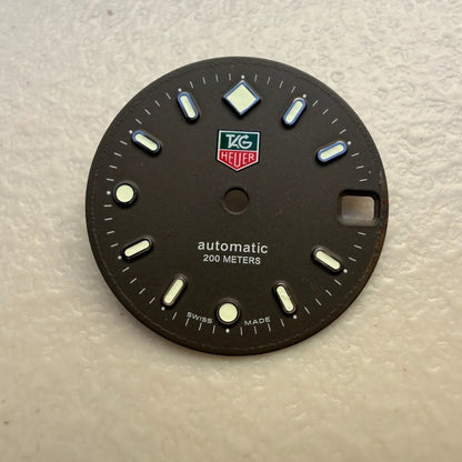 Tag Heuer Professional 200M Dial For ETA 2824-2 Black Swiss made 669.2131