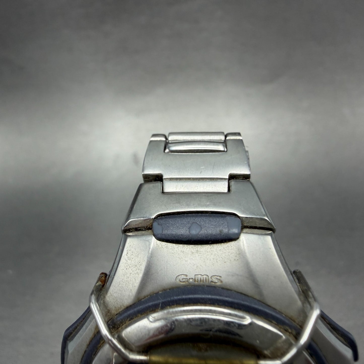 Casio Baby-G Watch Women 38mm Blue Dial Silver Tone Round MSG-600 New Battery4