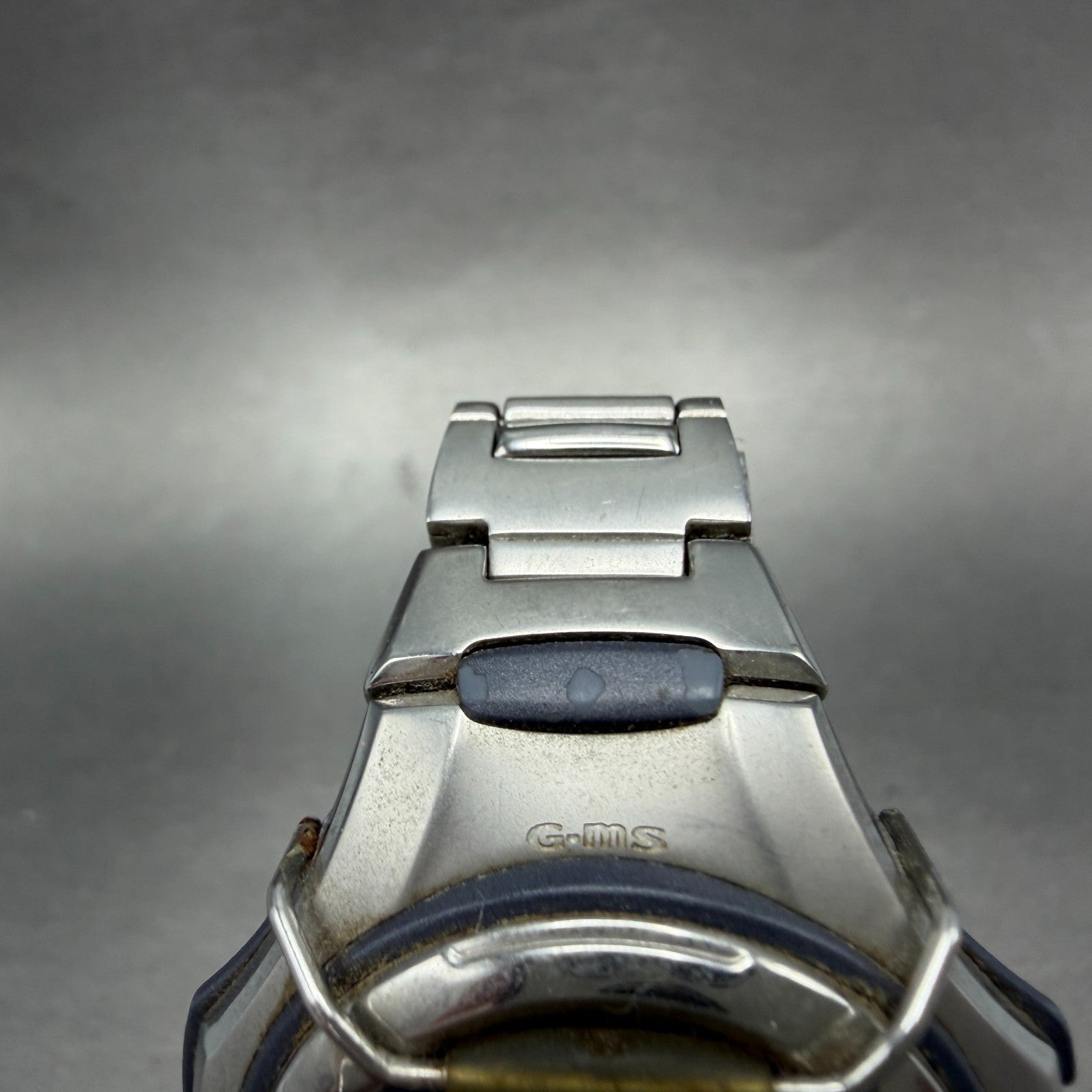 Casio Baby-G Watch Women 38mm Blue Dial Silver Tone Round MSG-600 New Battery4