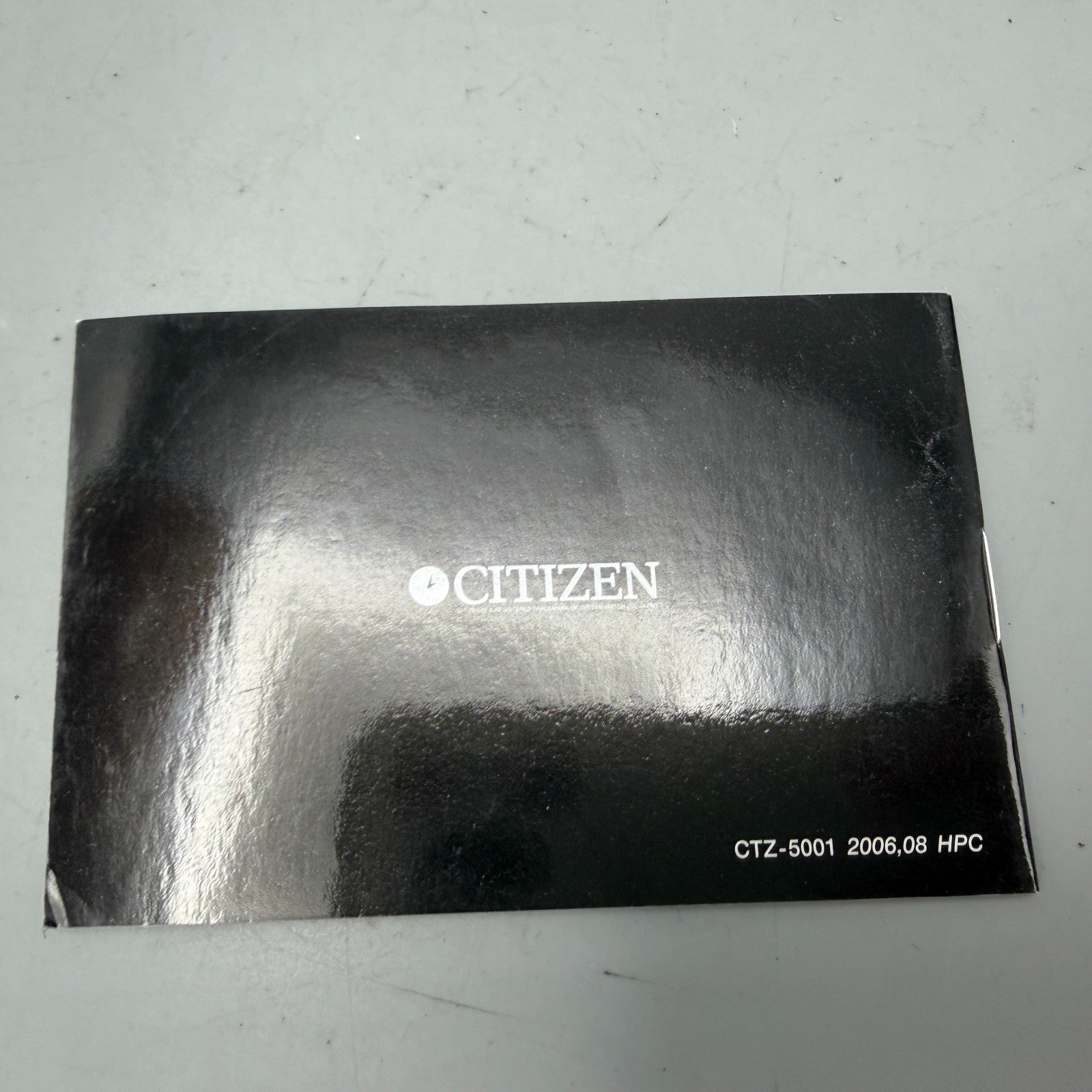 Citizen Presentation Watch Box Case Gray Cardboard Round 2000's 2010's2