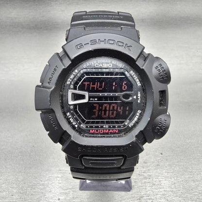 Casio G-Shock Mudman G-9000MS Watch Men 45mm Black Chronograph Alarm New Battery0