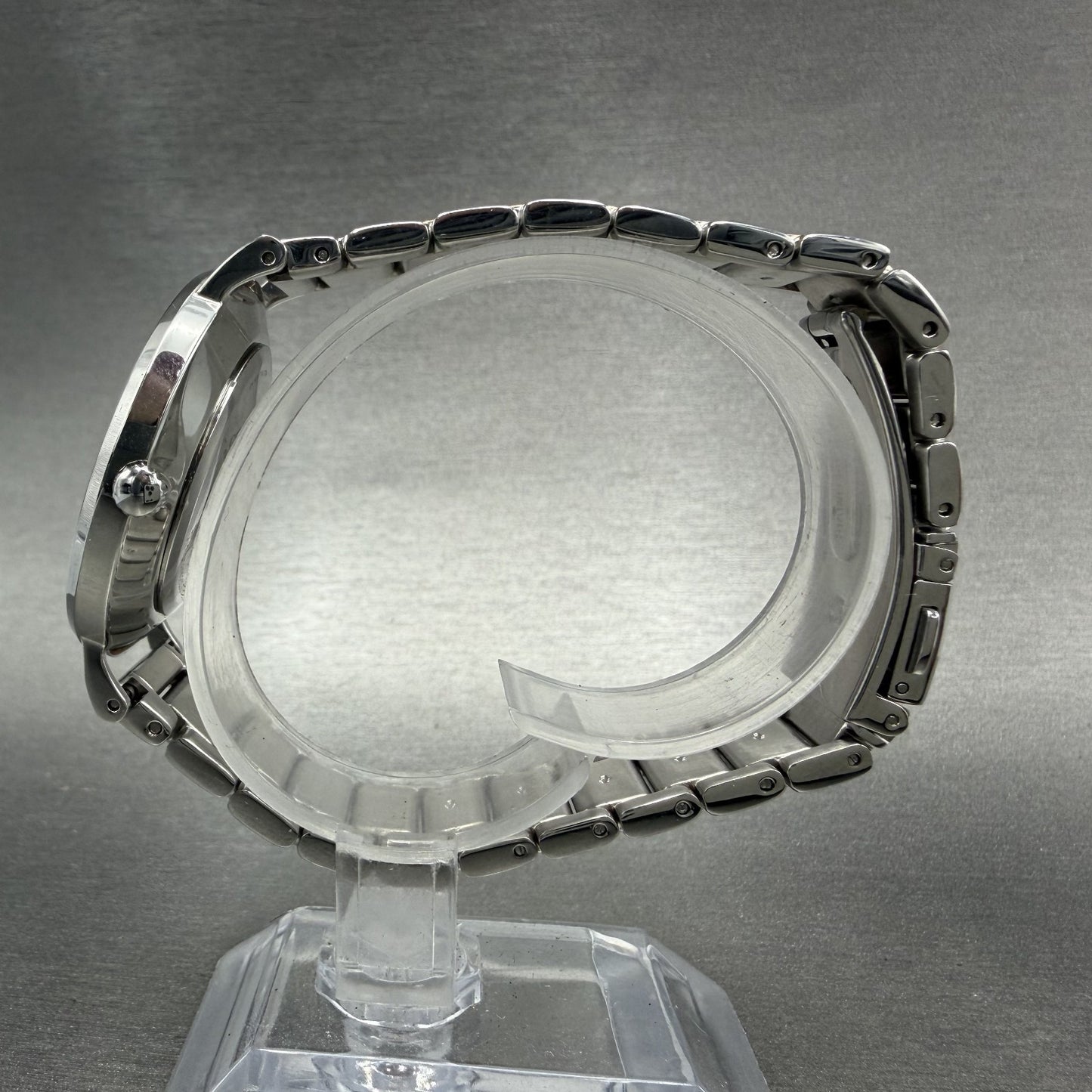 Coach Perry Watch Women 36mm White Dial two Tone Round Bracelet New Battery6
