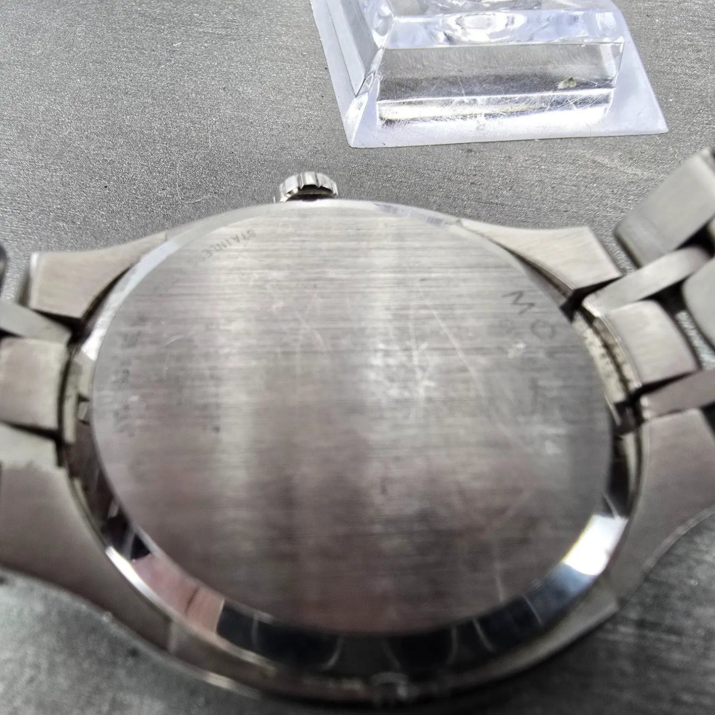 Movado Museum Watch Men 41mm Silver Dial Silver Tone 01.1.14.1085 New Battery9