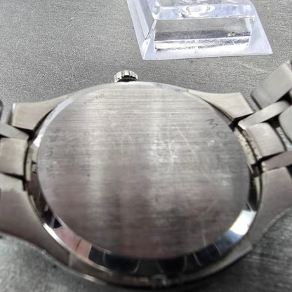 Movado Museum Watch Men 41mm Silver Dial Silver Tone 01.1.14.1085 New Battery9