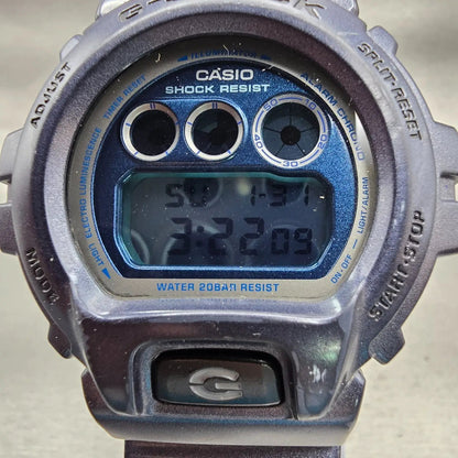 Casio G-Shock DW-6900MF Watch Men 50mm Blue Chronograph Alarm New Battery1