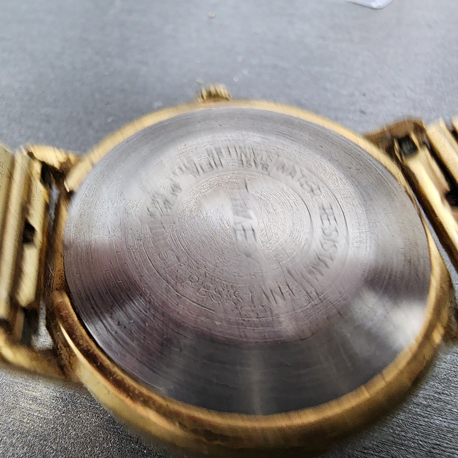 Timex Marlin Watch Men 35mm Cream Dial Gold Tone Daydate Manual Wind Runs VTG9