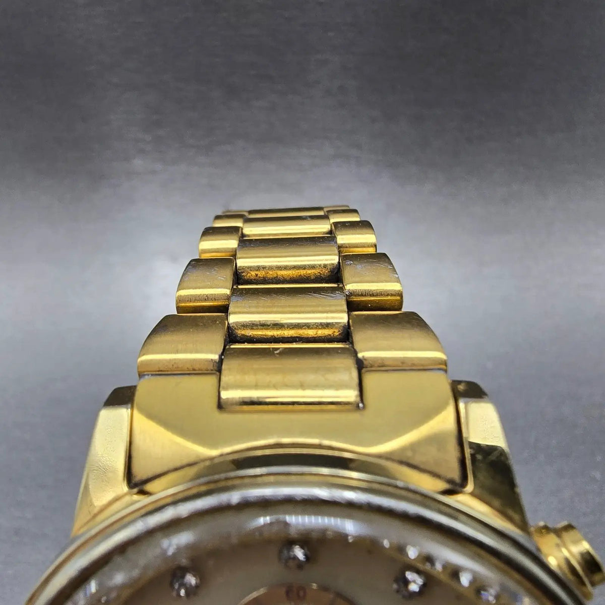 Citizen Eco-Drive Nighthawk Chronograph Watch Men 43mm Gold FB3002-53P PARTS5