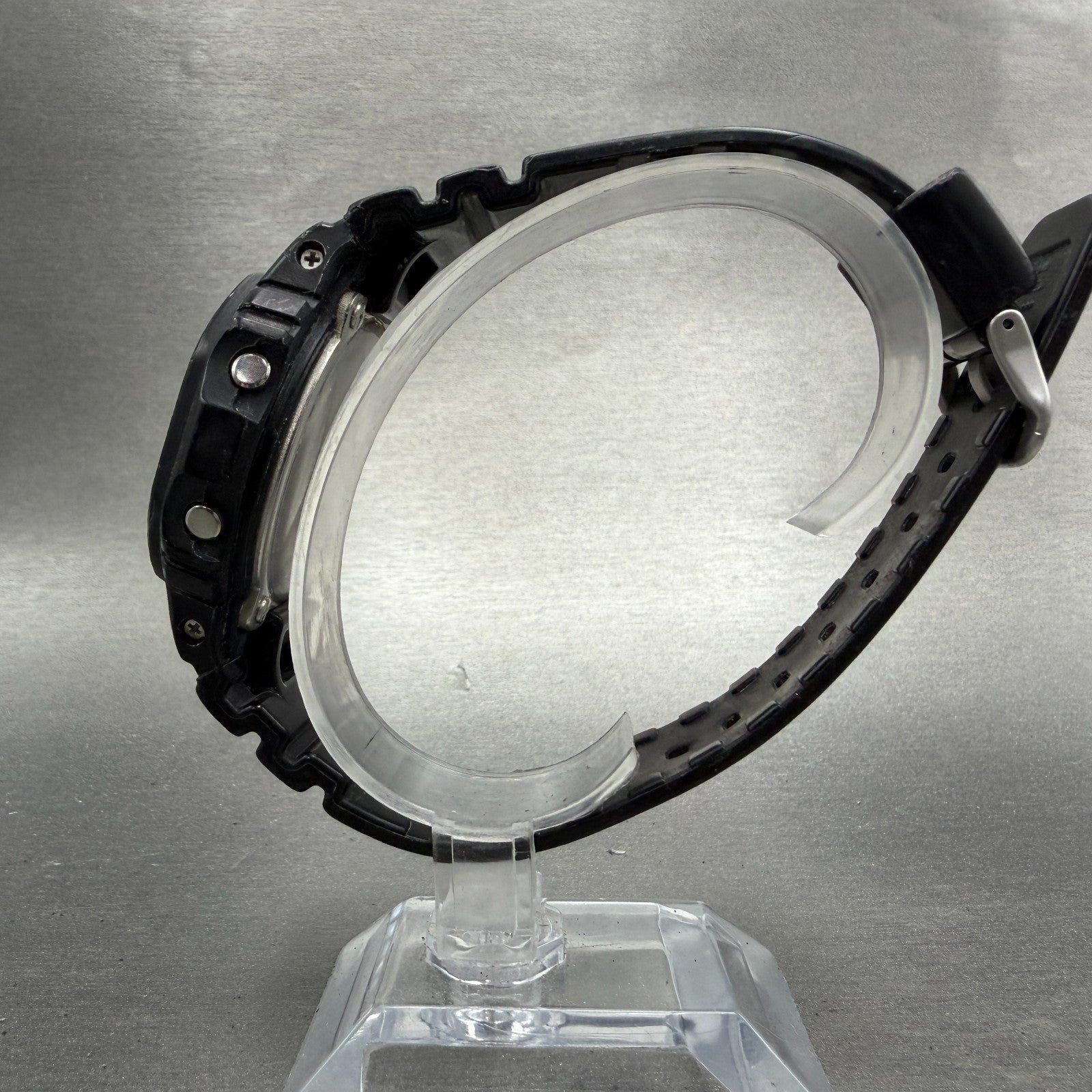 Casio G-Shock DW-5600BB Watch Men 43mm Digital Black Tone Octagon New Battery TH6