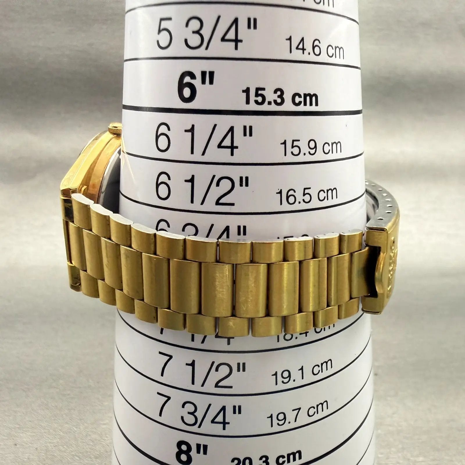 Seiko SQ Watch Men 35mm Champagne Dial Gold Tone Daydate Round 8123-7239 New Bat9