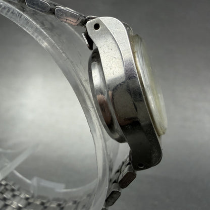 Seiko Matic Lady Watch Women 21mm Silver Dial Silver Tone Date Round VTG PARTS4