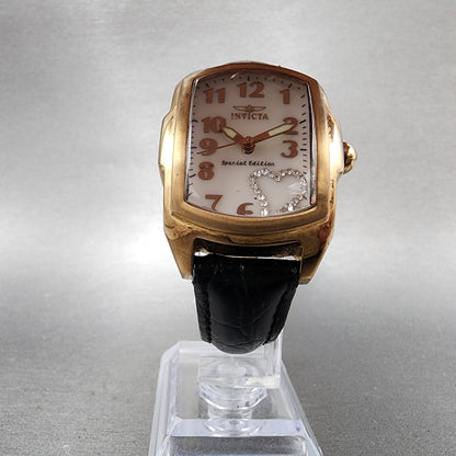 Invicta Lupah Watch Women 26mm MOP Dial Rose Gold Tone Rectangle New Battery5