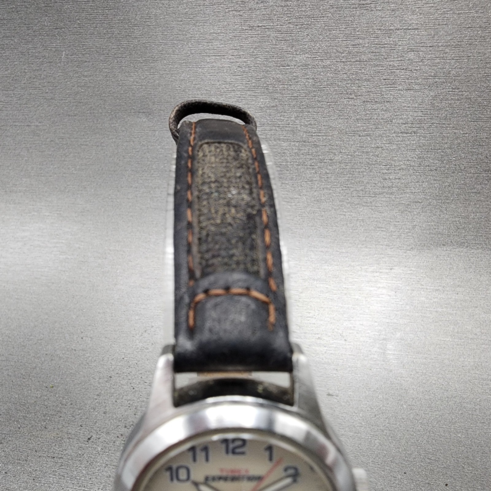 Timex Expedition Watch Women 26mm Cream Dial Silver Tone Date Round New Battery4