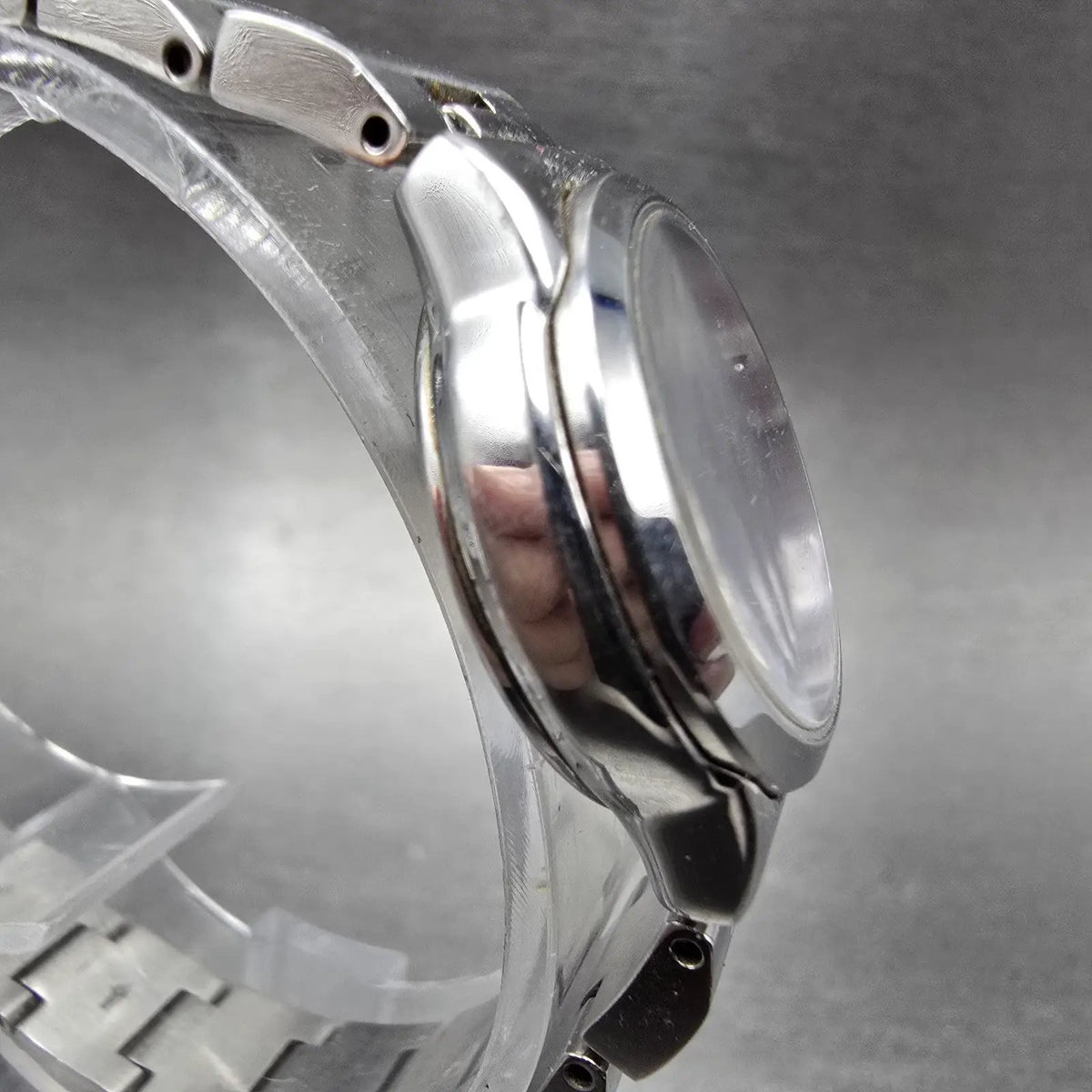 Citizen Eco-Drive Wicca Watch Women 24mm Purple Dial Silver Round Works JDM3