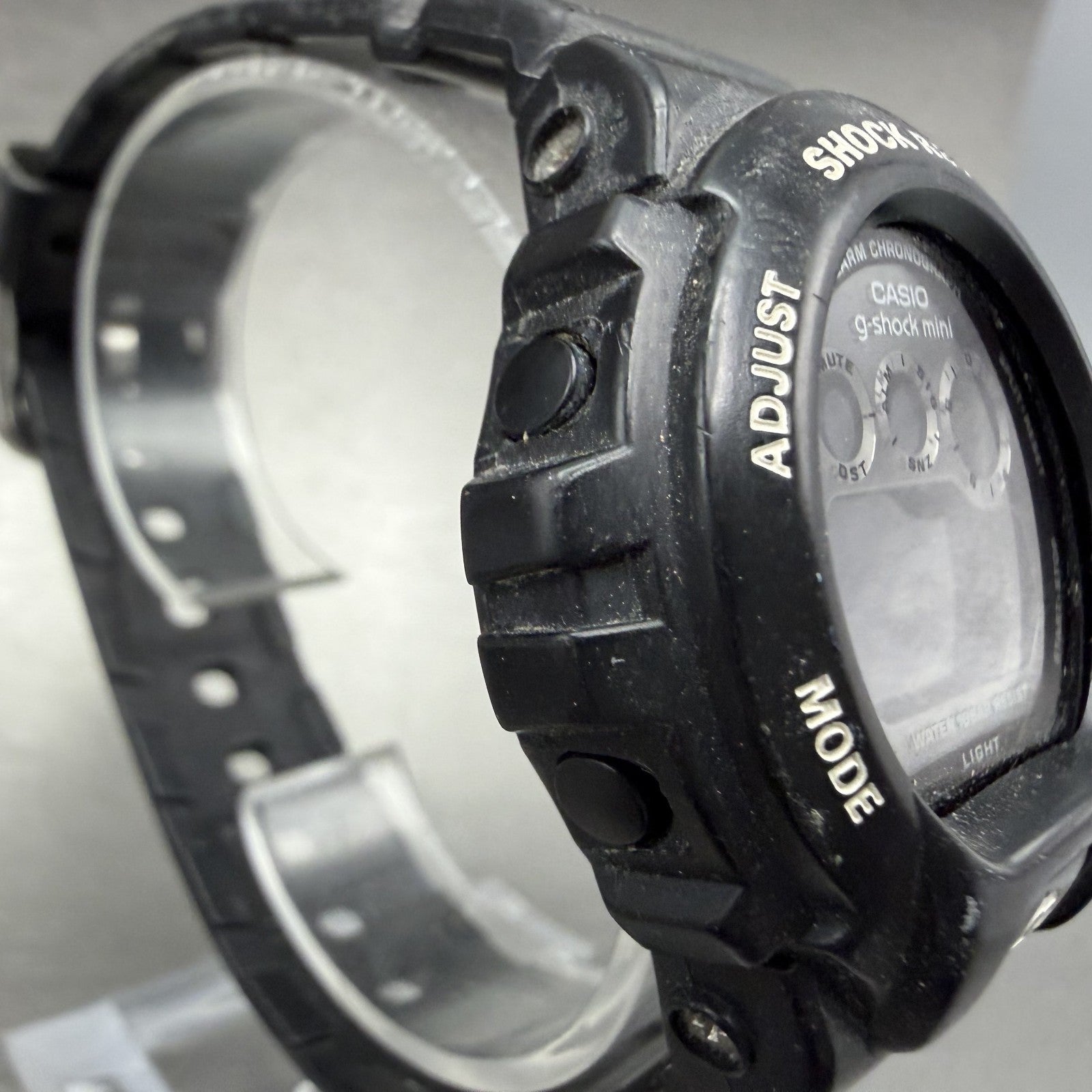 Casio  G-Shock Mini Watch Women 43mm Digital Black Alarm Chrono GMN-691 New Batt3