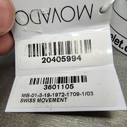 Movado Bold Watch Women 34mm White Dial Two Tone Round Bracelet 360051911