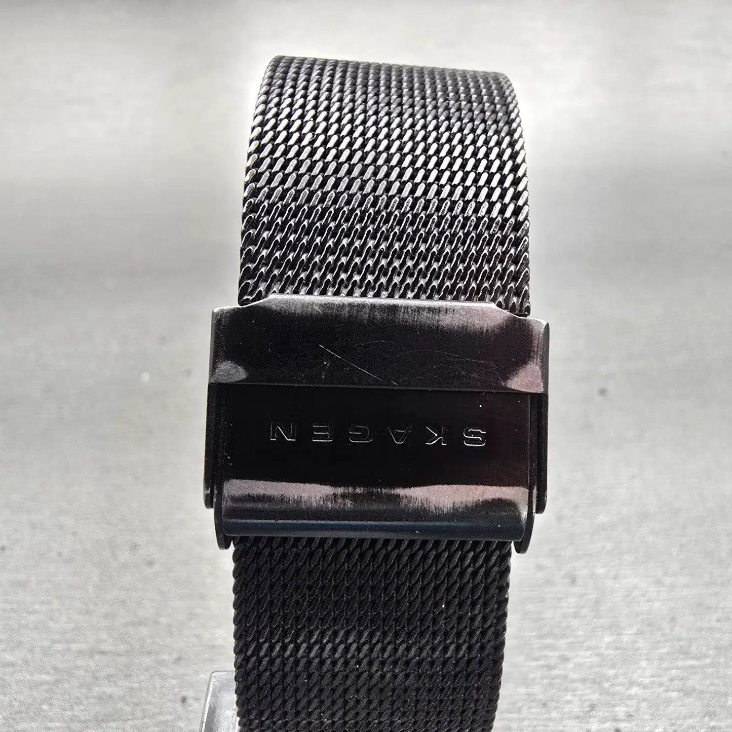 Skagen Titanium Watch Men 40mm Black Dial Black Tone Daydate 809XLTBB New Batt7