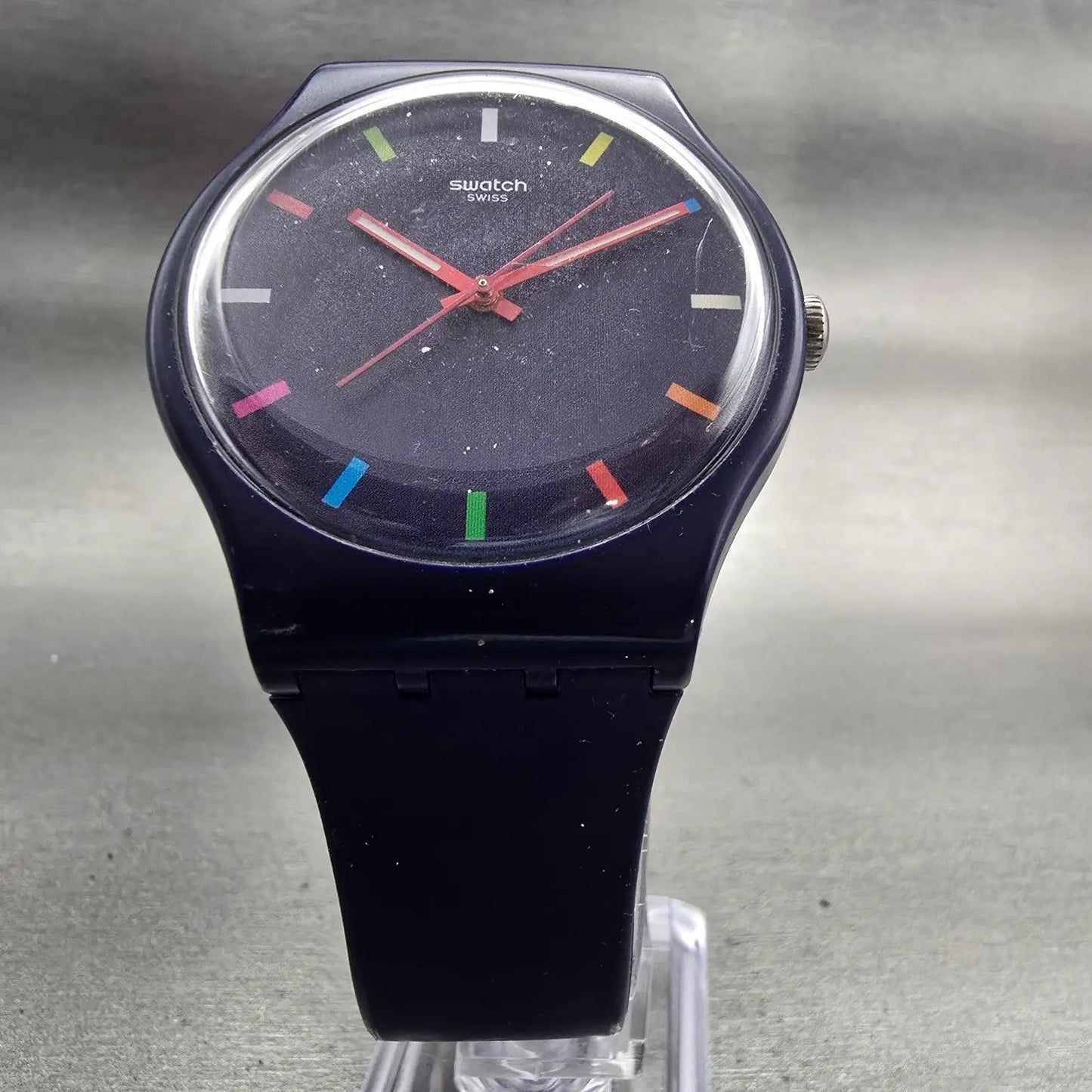 Swatch SPICE IT UP Watch Men 41mm Blue Dial Blue Tone Round SUOZ261 New Battery5